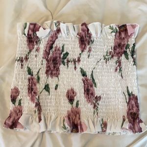 Floral tube top